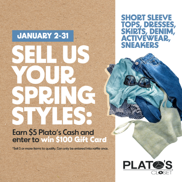 January Buy Drive: Sell Us Your Spring Styles!